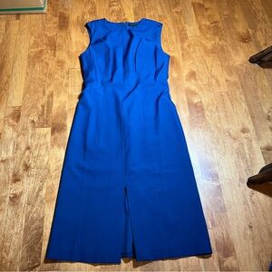 Banana Republic Royal Blue Sleeveless Sheeth Dress